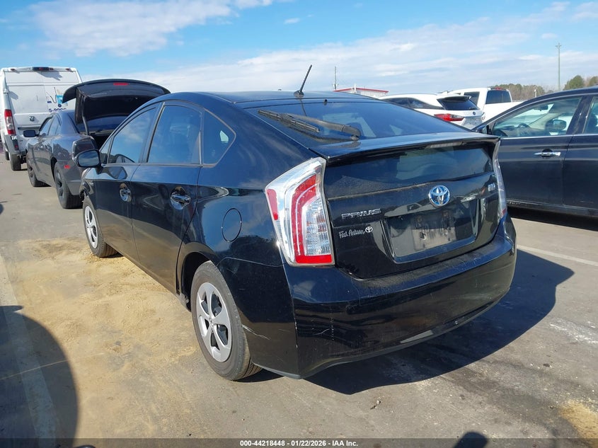 2015 Toyota Prius VIN JTDKN3DU7F2003404 IAAI salvage auction — FRONT END, Salvage (North Carolina), sold $1,150 on 2026-07-31 (photo 3)
