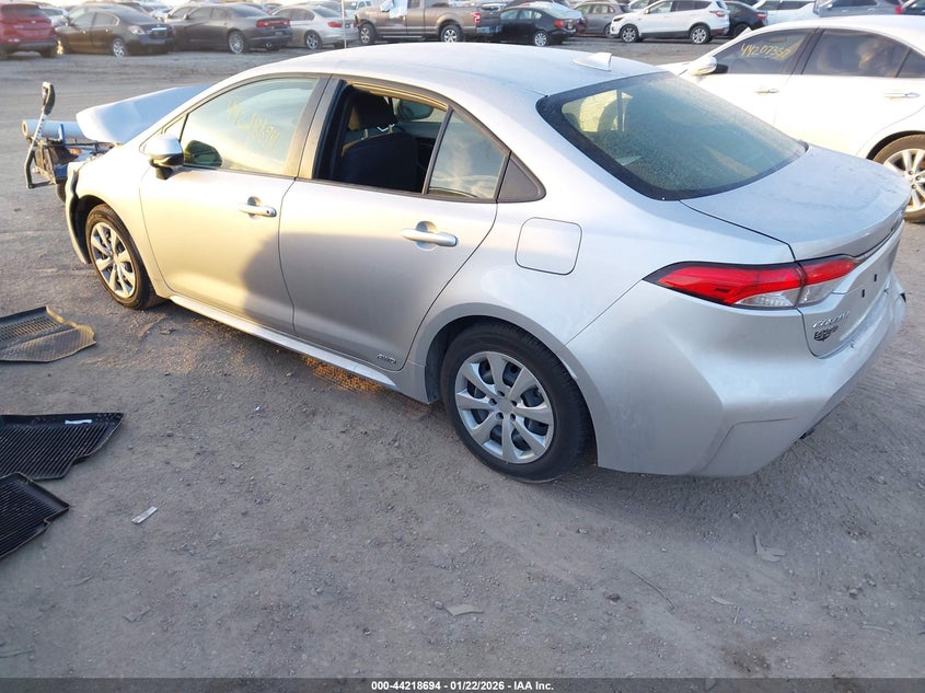 2024 Toyota Corolla VIN JTDBDMHE0RJ007008 IAAI salvage auction — FRONT & REAR, Salvage (Indiana), sold $4,350 on 2026-07-30 (photo 3)