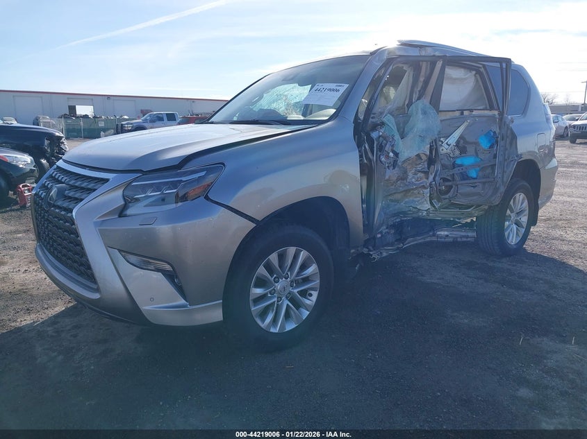 2021 Lexus Gx 460 VIN JTJAM7BX7M5268612 IAAI salvage auction — ROLLOVER, Junk (Oklahoma), sold $8,575 on 2026-09-02 (photo 2)