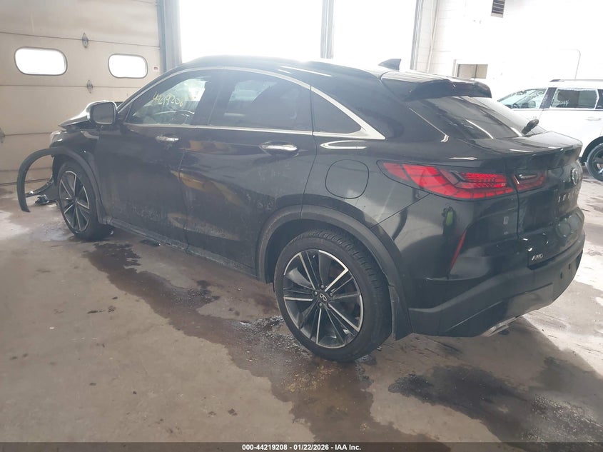 2023 Infiniti Qx55 VIN 3PCAJ5LR1PF124623 IAAI salvage auction — LEFT REAR, Salvage (Minnesota), sold $7,975 on 2026-07-29 (photo 3)