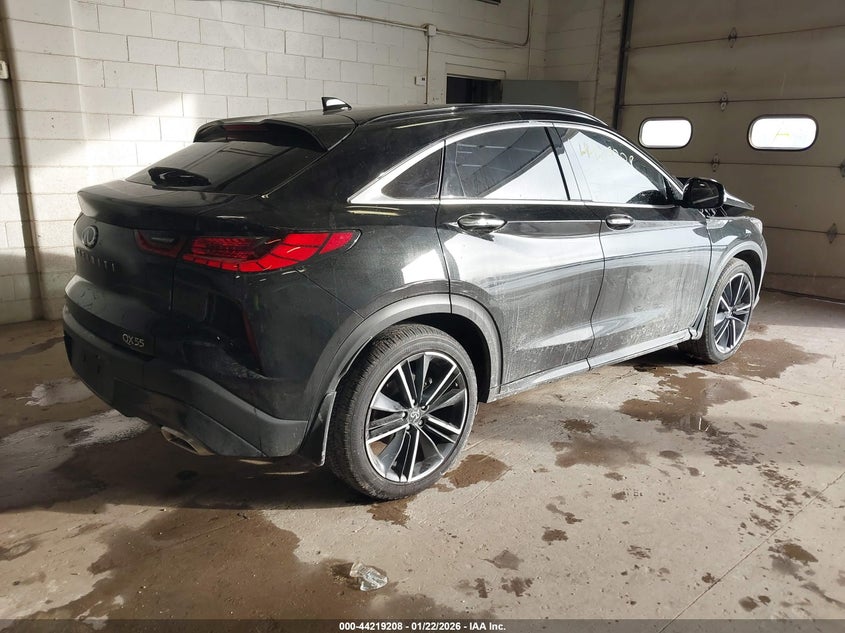 2023 Infiniti Qx55 VIN 3PCAJ5LR1PF124623 IAAI salvage auction — LEFT REAR, Salvage (Minnesota), sold $7,975 on 2026-07-29 (photo 4)