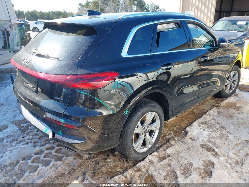 2025 Audi Q5 VIN WA11AAGU5S2047896 IAAI salvage auction — FRONT & REAR, Salvage (North Carolina), sold $13,100 on 2026-07-30 (photo 4)