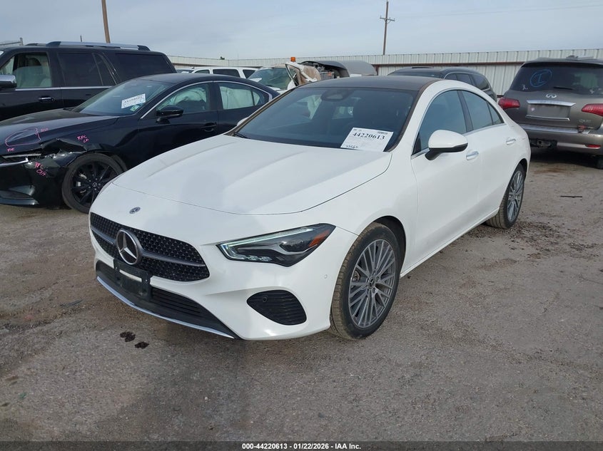 2025 Mercedes-benz Cla-klasse VIN W1K5J4GB5SN522605 IAAI salvage auction — Unknown, Salvage Title, sold $23,050 on 2026-01-27 (photo 2)