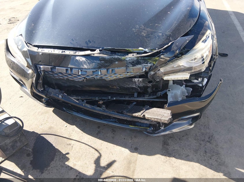 2018 Infiniti Q50 VIN JN1EV7AP1JM358507 IAAI salvage auction — FRONT END, Salvage (North Carolina), sold $4,550 on 2026-07-22 (photo 6)