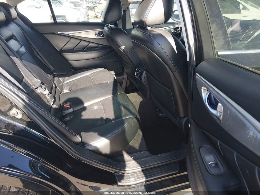 2018 Infiniti Q50 VIN JN1EV7AP1JM358507 IAAI salvage auction — FRONT END, Salvage (North Carolina), sold $4,550 on 2026-07-22 (photo 8)