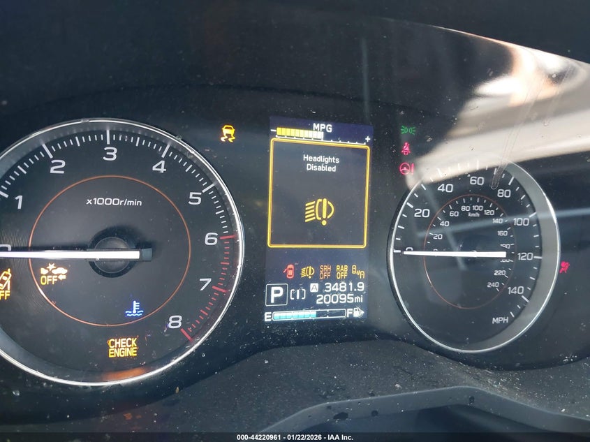 2022 Subaru Crosstrek VIN JF2GTHNC0NH286109 IAAI salvage auction — ROLLOVER, Salvage (Texas), sold $2,050 on 2026-07-15 (photo 7)
