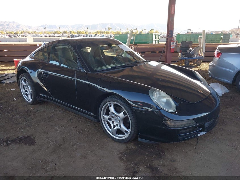 2007 Porsche 911 VIN WP0BA29967S745336 IAAI salvage auction — REAR END, Salvage (Arizona), sold $30,700 on 2026-08-04 (photo 1)