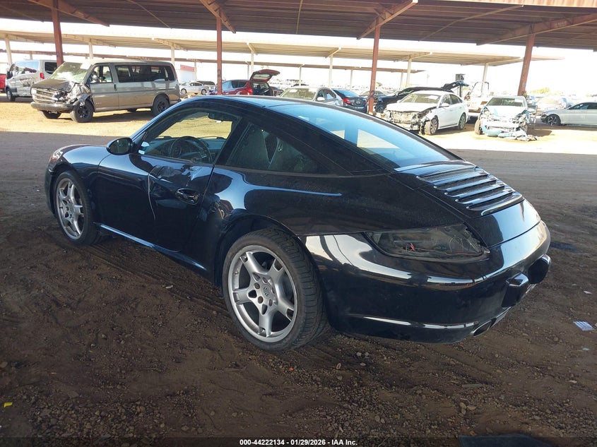 2007 Porsche 911 VIN WP0BA29967S745336 IAAI salvage auction — REAR END, Salvage (Arizona), sold $30,700 on 2026-08-04 (photo 3)