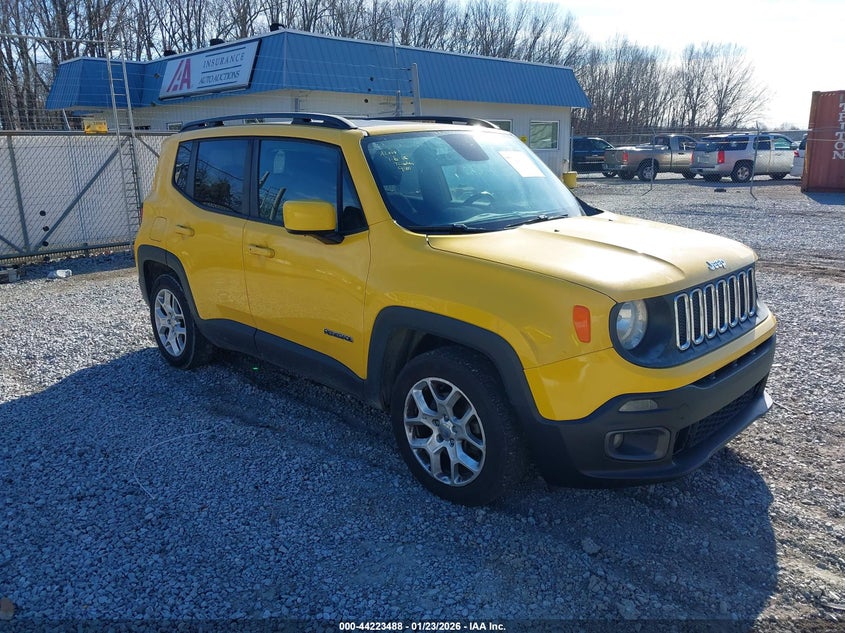 2018 Jeep Renegade VIN ZACCJABB7JPH68472 IAAI salvage auction — FRONT END, Salvage (Kentucky), sold $1,650 on 2026-07-28 (photo 1)