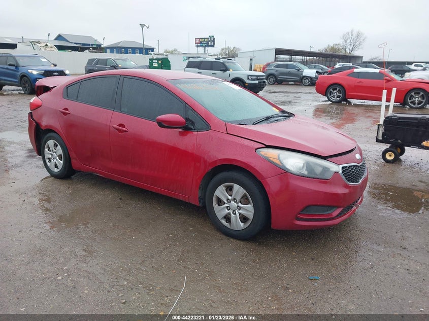 2016 Kia Forte VIN KNAFK4A6XG5461280 IAAI salvage auction — REAR END, Salvage Title, sold $650 on 2026-07-08 (photo 1)