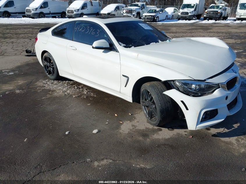 2019 BMW 4 series VIN WBA4W5C51KAE43825 IAAI salvage auction — FRONT END, Salvage (Texas), sold $525 on 2026-07-30 (photo 1)