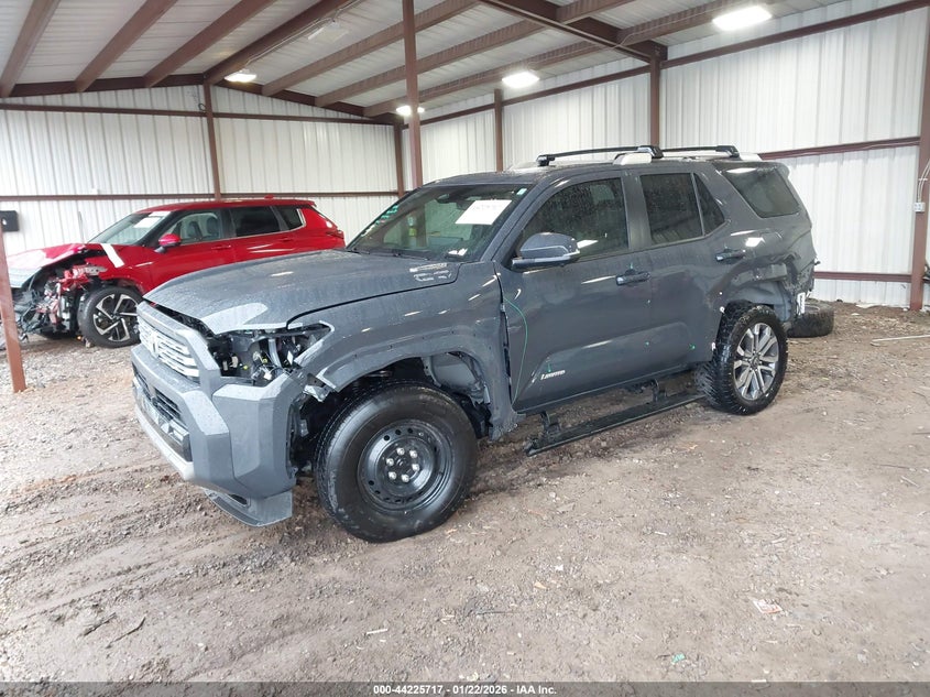 2025 Toyota 4runner VIN JTEVB5BR7S5007442 IAAI salvage auction — FRONT & REAR, Salvage Title, sold $33,250 on 2026-07-13 (photo 2)