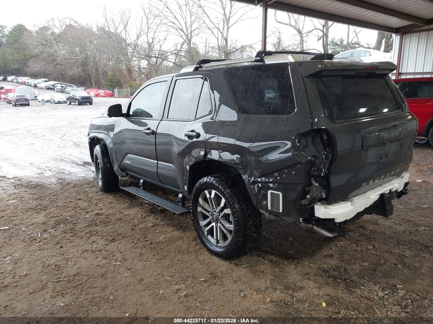 2025 Toyota 4runner VIN JTEVB5BR7S5007442 IAAI salvage auction — FRONT & REAR, Salvage Title, sold $33,250 on 2026-07-13 (photo 3)