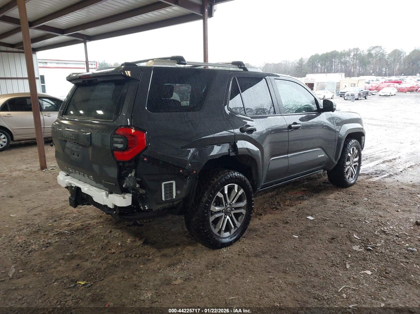 2025 Toyota 4runner VIN JTEVB5BR7S5007442 IAAI salvage auction — FRONT & REAR, Salvage Title, sold $33,250 on 2026-07-13 (photo 4)