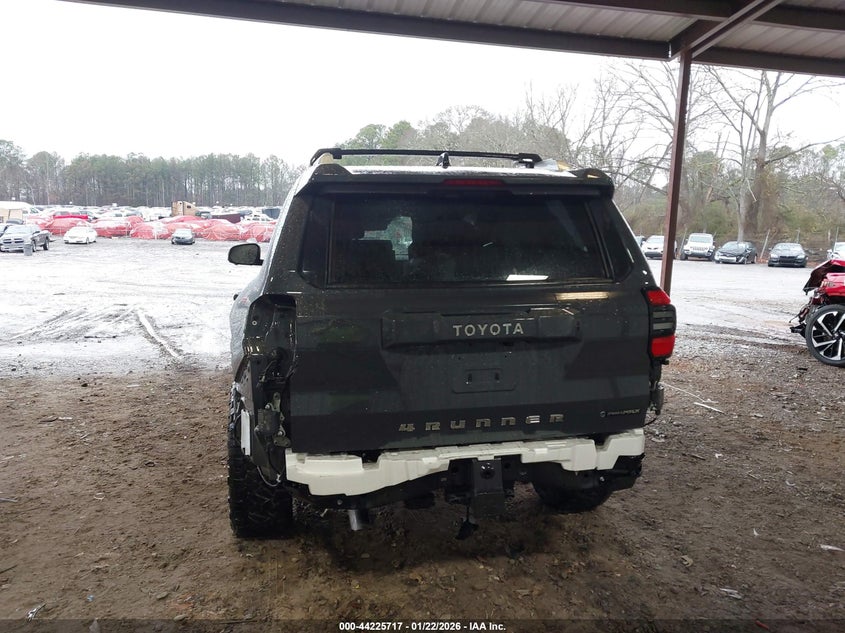 2025 Toyota 4runner VIN JTEVB5BR7S5007442 IAAI salvage auction — FRONT & REAR, Salvage Title, sold $33,250 on 2026-07-13 (photo 6)