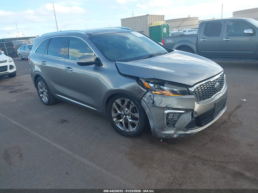 2019 Kia Sorento VIN 5XYPK4A57KG530408 IAAI salvage auction — RIGHT FRONT, Salvage (Hawaii), sold $2,150 on 2026-07-28 (photo 1)