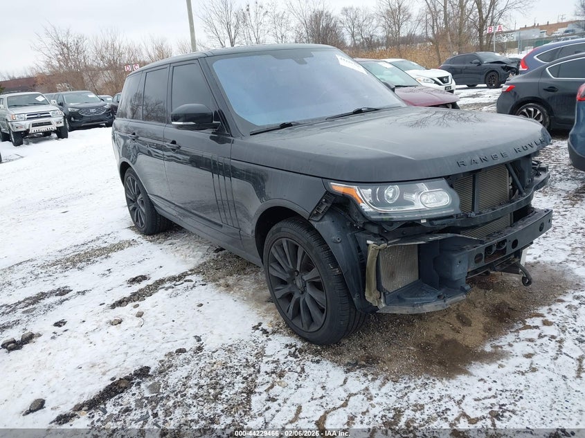 2016 Land rover RANGE ROVER VIN SALGS2EF5GA269965 IAAI salvage auction — FRONT END, Salvage Title, sold $6,775 on 2026-07-14 (photo 1)
