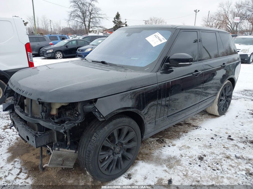 2016 Land rover RANGE ROVER VIN SALGS2EF5GA269965 IAAI salvage auction — FRONT END, Salvage Title, sold $6,775 on 2026-07-14 (photo 2)