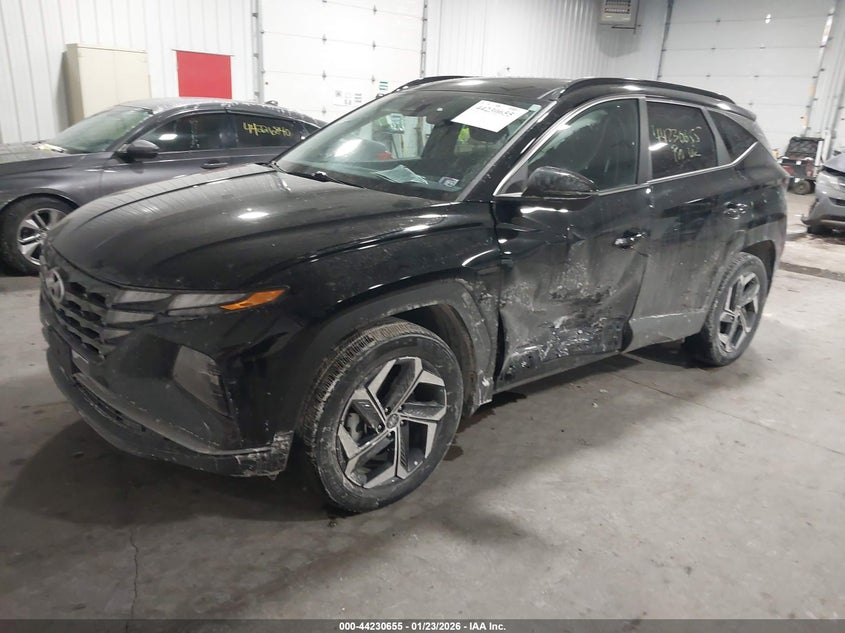 2022 Hyundai Tucson hybrid VIN KM8JFCA1XNU081029 IAAI salvage auction — LEFT SIDE, Salvage (Minnesota), sold $10,900 on 2026-07-15 (photo 2)