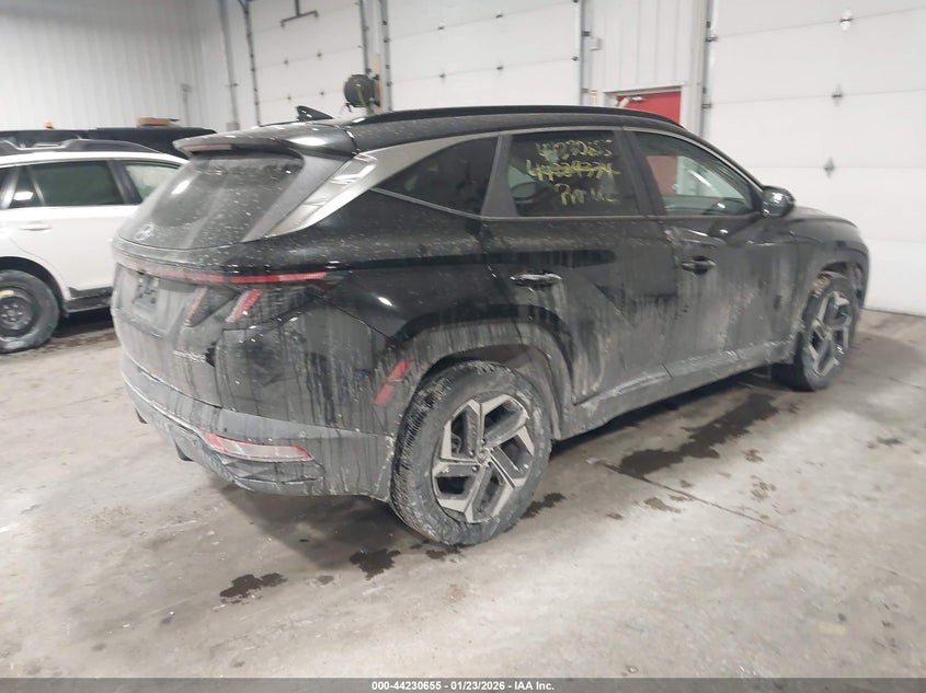 2022 Hyundai Tucson hybrid VIN KM8JFCA1XNU081029 IAAI salvage auction — LEFT SIDE, Salvage (Minnesota), sold $10,900 on 2026-07-15 (photo 4)