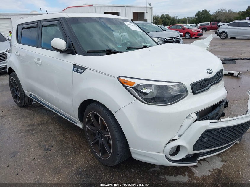 2016 Kia Soul VIN KNDJP3A55G7386086 IAAI salvage auction — FRONT END, Salvage Title, sold $575 on 2026-07-22 (photo 1)