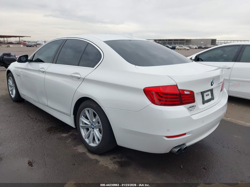 2016 BMW 5er VIN WBA5A5C50GD527575 IAAI salvage auction — LEFT SIDE, Salvage Title, sold $3,500 on 2026-07-14 (photo 3)