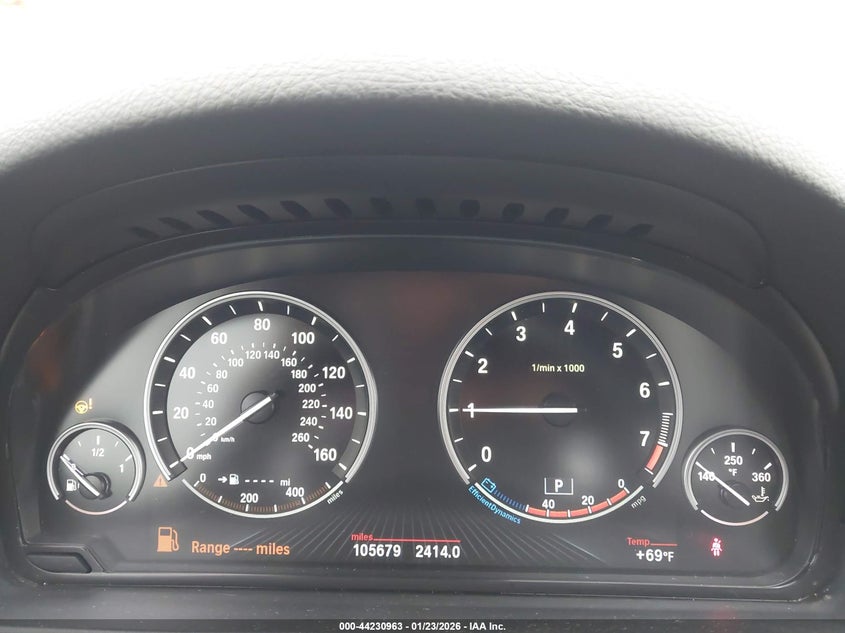 2016 BMW 5er VIN WBA5A5C50GD527575 IAAI salvage auction — LEFT SIDE, Salvage Title, sold $3,500 on 2026-07-14 (photo 7)
