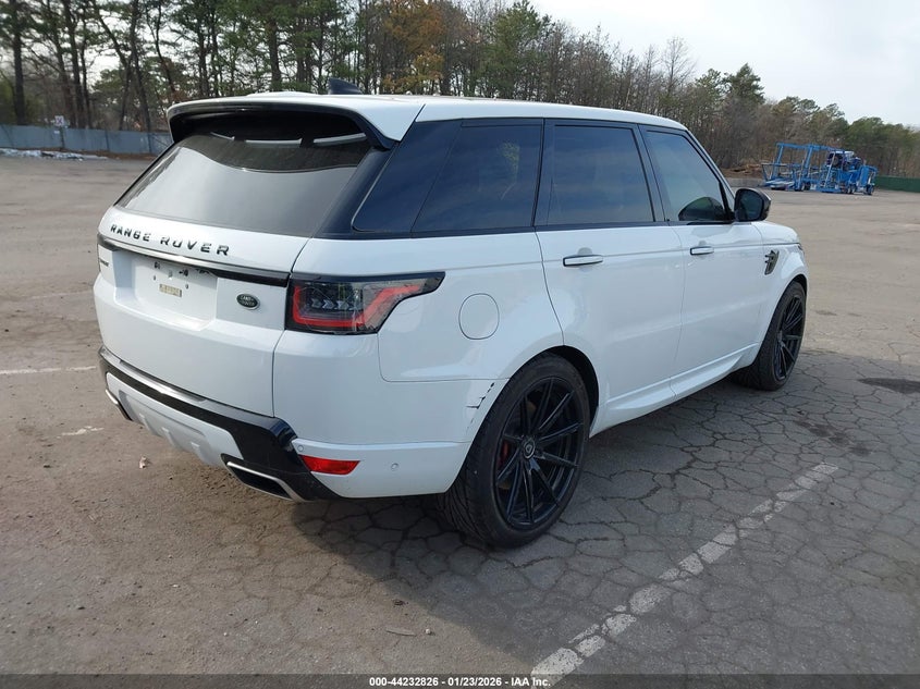 2019 Land rover Range rover sport VIN SALWV2SV8KA847788 IAAI salvage auction — Unknown, Salvage Title (California), sold $17,300 on 2026-02-03 (photo 4)