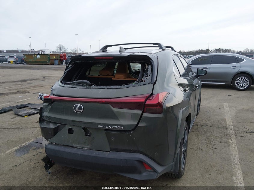 2023 Lexus Ux VIN JTHP9JBHXP2066792 IAAI salvage auction — REAR END, Salvage (New Jersey), sold $12,200 on 2026-07-16 (photo 4)