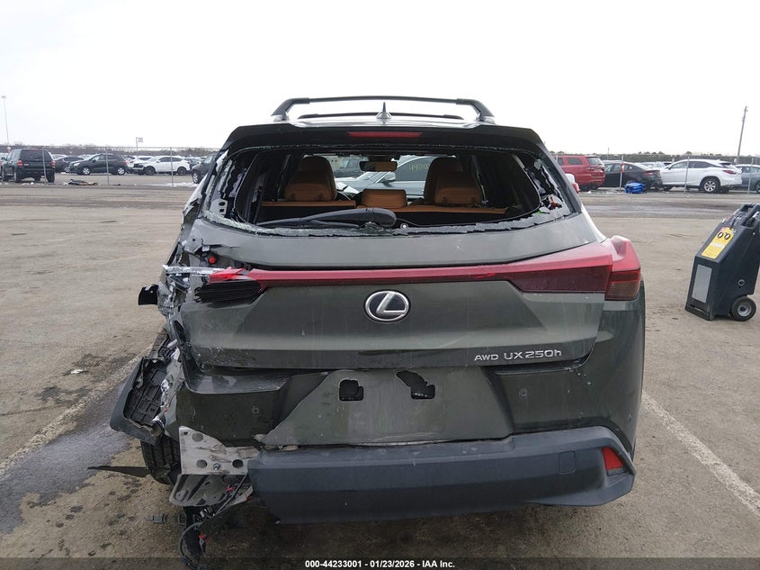 2023 Lexus Ux VIN JTHP9JBHXP2066792 IAAI salvage auction — REAR END, Salvage (New Jersey), sold $12,200 on 2026-07-16 (photo 6)