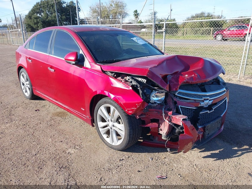 2014 Chevrolet Cruze VIN 1G1PG5SB8E7249790 IAAI salvage auction — FRONT END, Salvage Title, sold $350 on 2026-07-28 (photo 1)