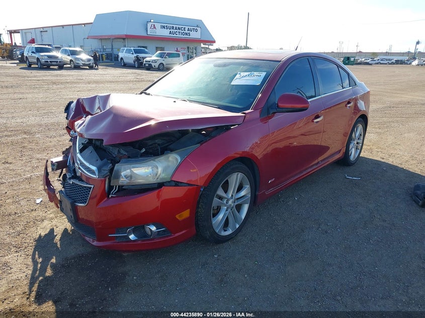 2014 Chevrolet Cruze VIN 1G1PG5SB8E7249790 IAAI salvage auction — FRONT END, Salvage Title, sold $350 on 2026-07-28 (photo 2)