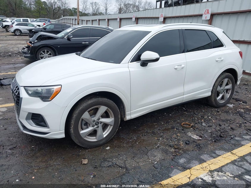2021 Audi Q3 VIN WA1AUCF36M1065859 IAAI salvage auction — RIGHT FRONT, Salvage (Texas), sold $5,300 on 2026-07-29 (photo 2)