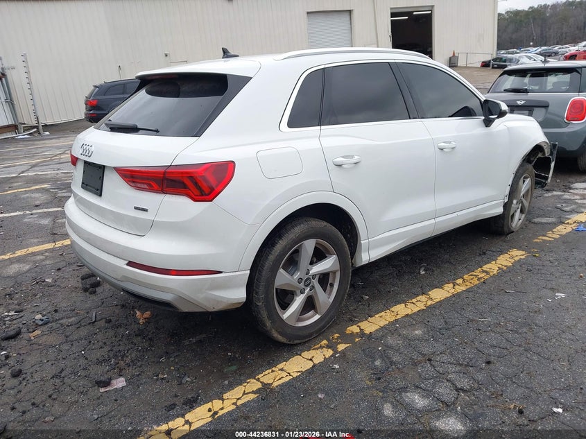 2021 Audi Q3 VIN WA1AUCF36M1065859 IAAI salvage auction — RIGHT FRONT, Salvage (Texas), sold $5,300 on 2026-07-29 (photo 4)
