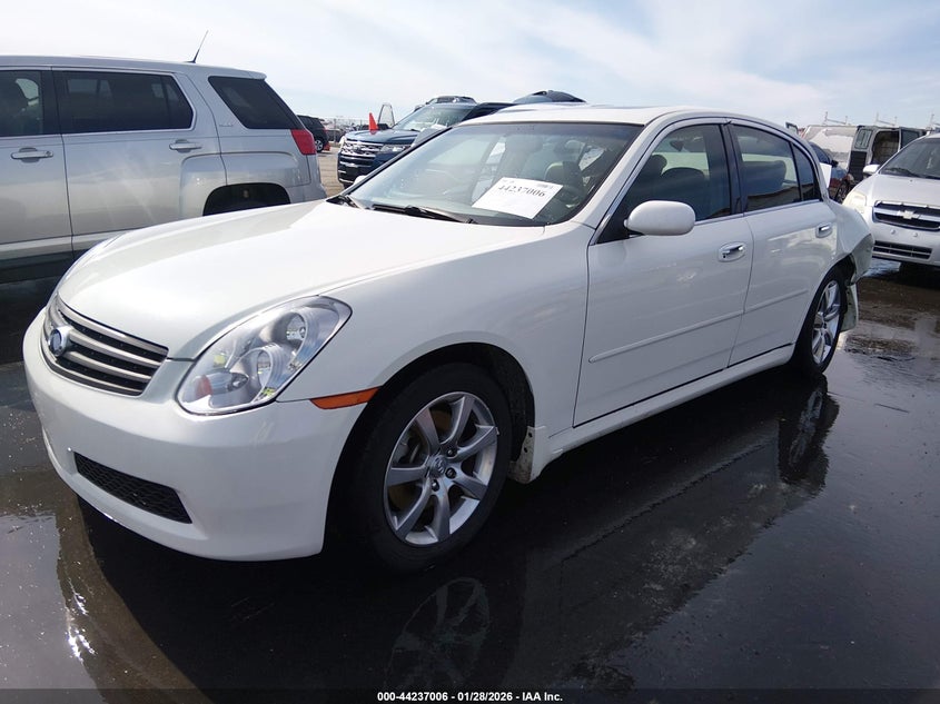 2005 Infiniti G VIN JNKCV51E15M212717 IAAI salvage auction — REAR END, Junk Receipt (North Carolina), sold $375 on 2026-07-15 (photo 2)
