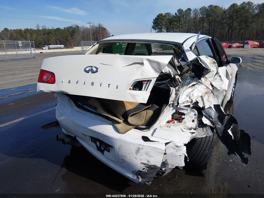 2005 Infiniti G VIN JNKCV51E15M212717 IAAI salvage auction — REAR END, Junk Receipt (North Carolina), sold $375 on 2026-07-15 (photo 6)