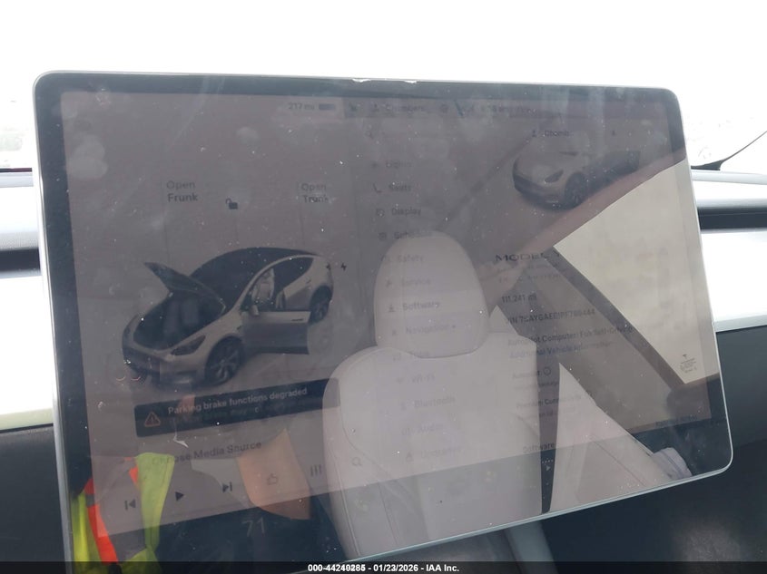 2023 Tesla Model y VIN 7SAYGAEE1PF789444 IAAI salvage auction — RIGHT FRONT, Other, sold $8,775 on 2026-07-16 (photo 7)