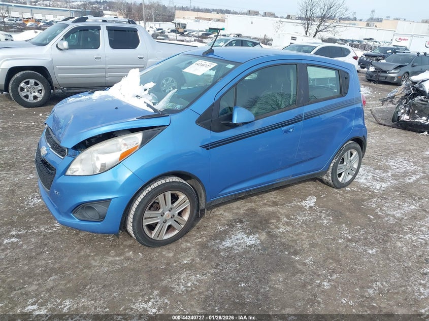 2013 Chevrolet Spark VIN KL8CD6S92DC512341 IAAI salvage auction — FRONT END, Salvage (Pennsylvania), sold $25 on 2026-07-24 (photo 2)