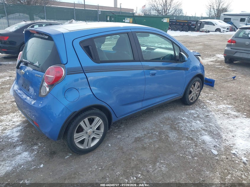 2013 Chevrolet Spark VIN KL8CD6S92DC512341 IAAI salvage auction — FRONT END, Salvage (Pennsylvania), sold $25 on 2026-07-24 (photo 4)