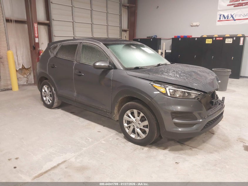 2021 Hyundai Tucson VIN KM8J23A46MU298310 IAAI salvage auction — LEFT FRONT, Clear (Alabama), sold $2,400 on 2026-07-13 (photo 1)