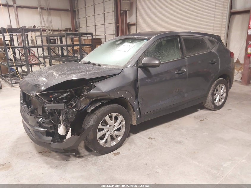 2021 Hyundai Tucson VIN KM8J23A46MU298310 IAAI salvage auction — LEFT FRONT, Clear (Alabama), sold $2,400 on 2026-07-13 (photo 2)