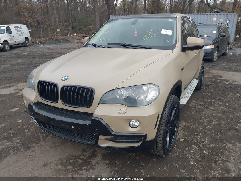 2010 BMW X5 VIN 5UXFE8C52AL310506 IAAI salvage auction — FRONT & REAR, Bill Of Sale (New York), sold $2,275 on 2026-07-07 (photo 6)