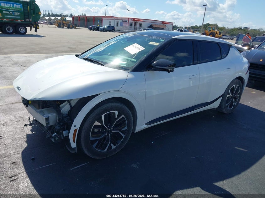 2024 Kia Ev6 VIN KNDC44LA1R5214265 IAAI salvage auction — FRONT END, Salvage Title, sold $11,400 on 2026-08-16 (photo 2)
