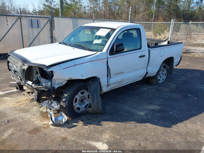 2006 Toyota Tacoma VIN 5TENX22N76Z309317 IAAI salvage auction — FRONT END, Salvage (Mississippi), sold $1,450 on 2026-07-23 (photo 2)