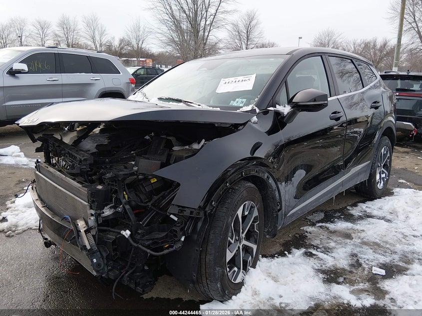 2023 Kia Sportage VIN 5XYK33AFXPG118923 IAAI salvage auction — FRONT END, Salvage (New Jersey), sold $3,850 on 2026-07-27 (photo 2)