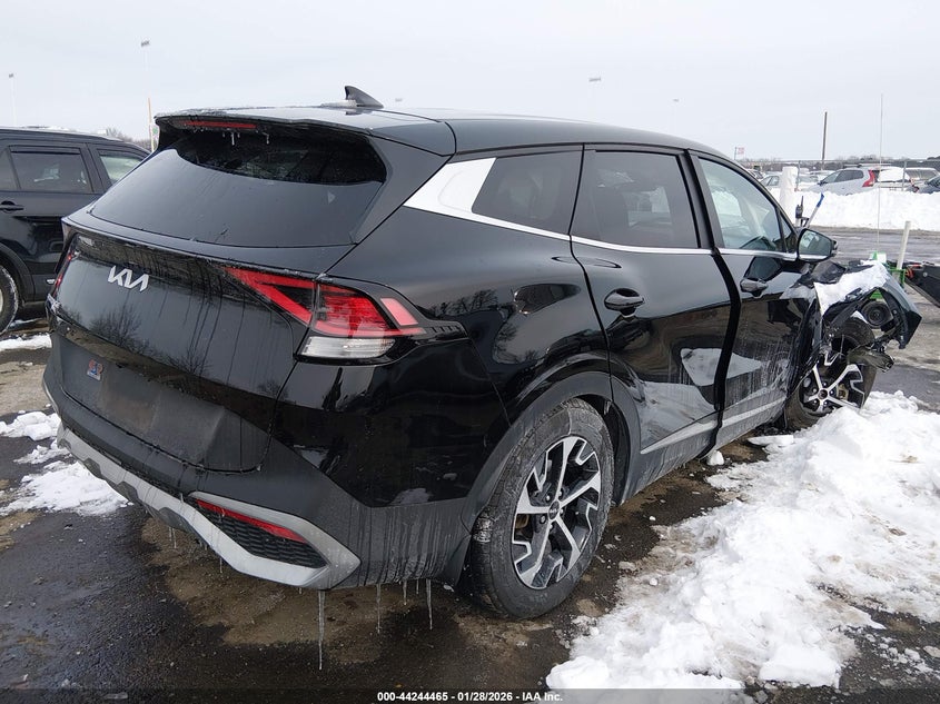 2023 Kia Sportage VIN 5XYK33AFXPG118923 IAAI salvage auction — FRONT END, Salvage (New Jersey), sold $3,850 on 2026-07-27 (photo 4)
