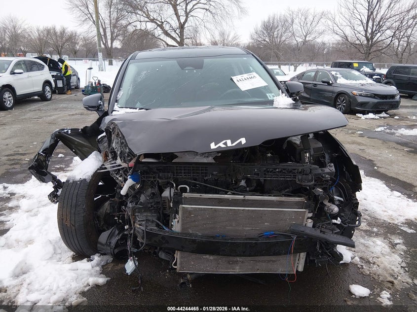 2023 Kia Sportage VIN 5XYK33AFXPG118923 IAAI salvage auction — FRONT END, Salvage (New Jersey), sold $3,850 on 2026-07-27 (photo 6)