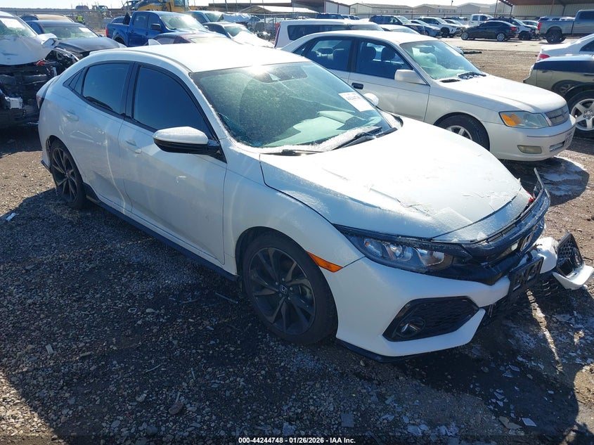 2019 Honda Civic VIN SHHFK7G40KU217248 IAAI salvage auction — FRONT END, Salvage Title, sold $6,550 on 2026-07-07 (photo 1)