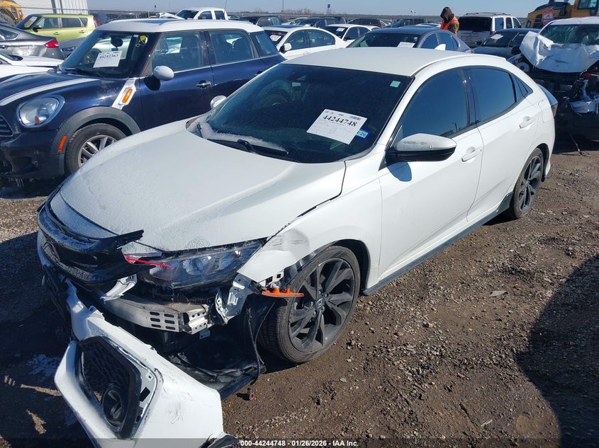 2019 Honda Civic VIN SHHFK7G40KU217248 IAAI salvage auction — FRONT END, Salvage Title, sold $6,550 on 2026-07-07 (photo 2)