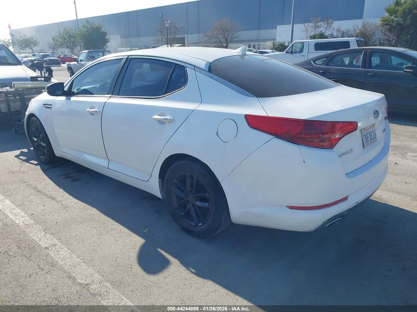 2012 Kia Optima VIN 5XXGN4A74CG005773 IAAI salvage auction — RIGHT FRONT, Salvage (California), sold $375 on 2026-07-06 (photo 3)